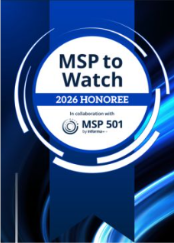 MSP Summit badge: MSP to Watch, 2026 Honoree, in collaboration with MSP 501